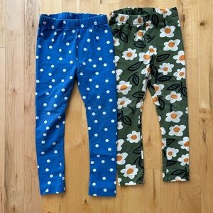 Slim leggings from Hanna Andersson, size 3